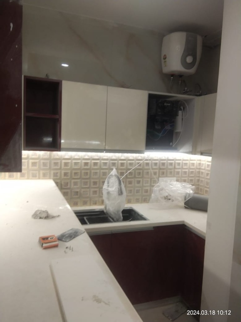 Saket Dual-Tone Modular Kitchen Detail 2